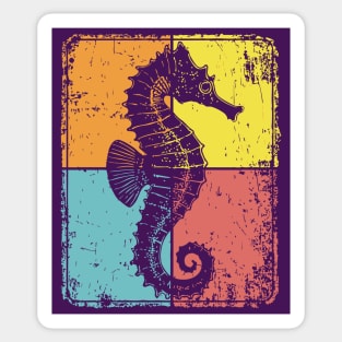 Cute Seahorse Pop Art | Magical Sea Creature Sticker